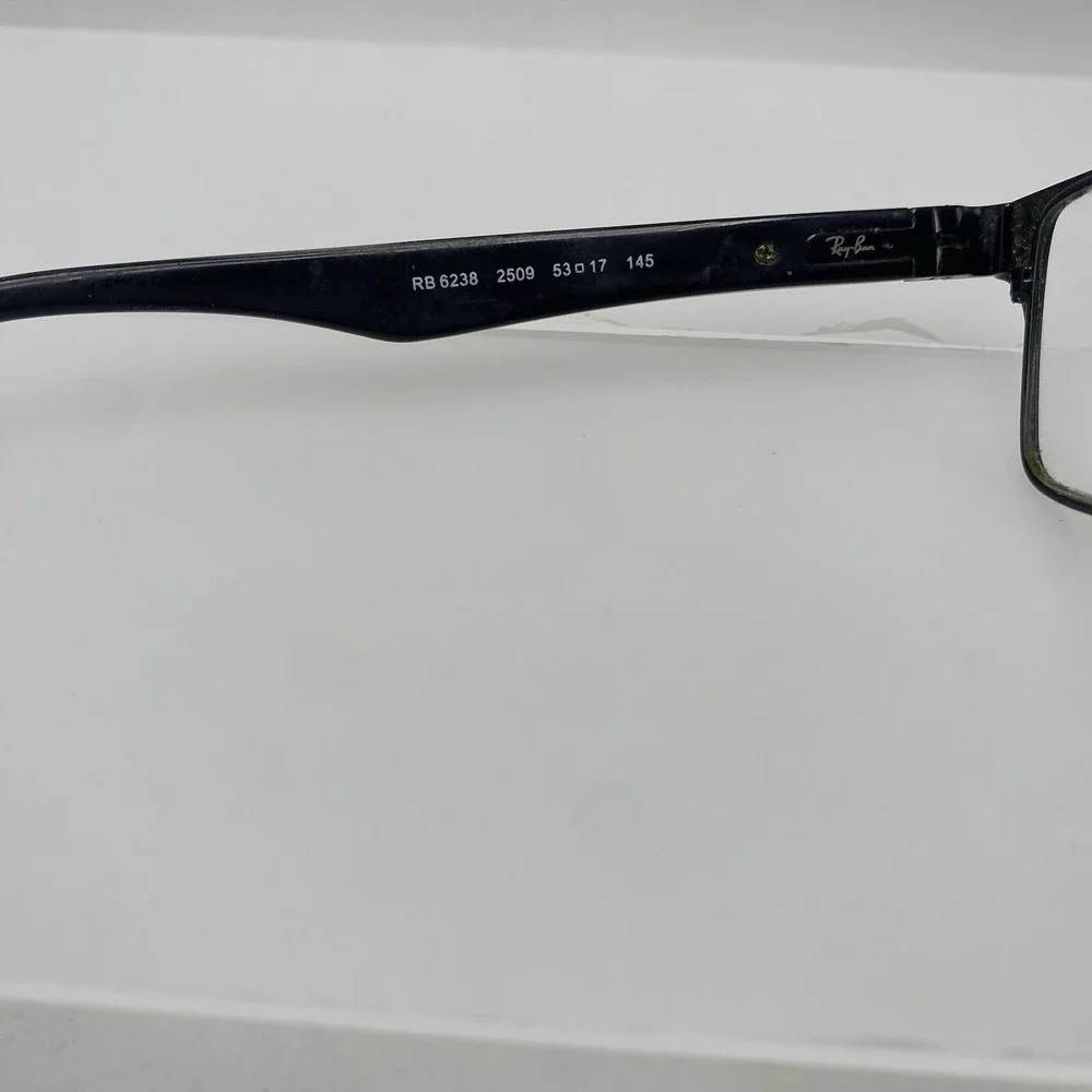 Ray-Ban Eyeglasses Sunglasses FRAMES ONLY RB 6238 53-17-145 Black 201